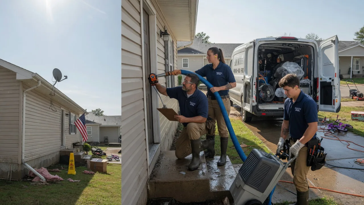 Ceiling Water Damage Restoration in Jim Falls, WI near me